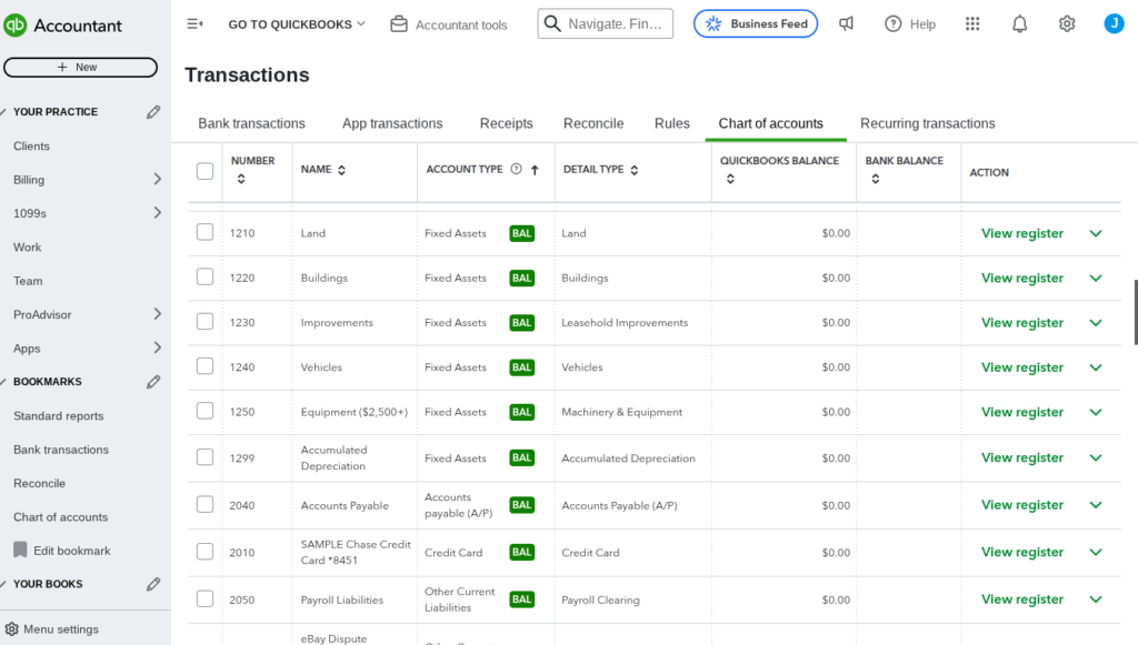 How to Create a Chart of Accounts Using QuickBooks Online screenshot 2026 03 16 12.15.22 pm