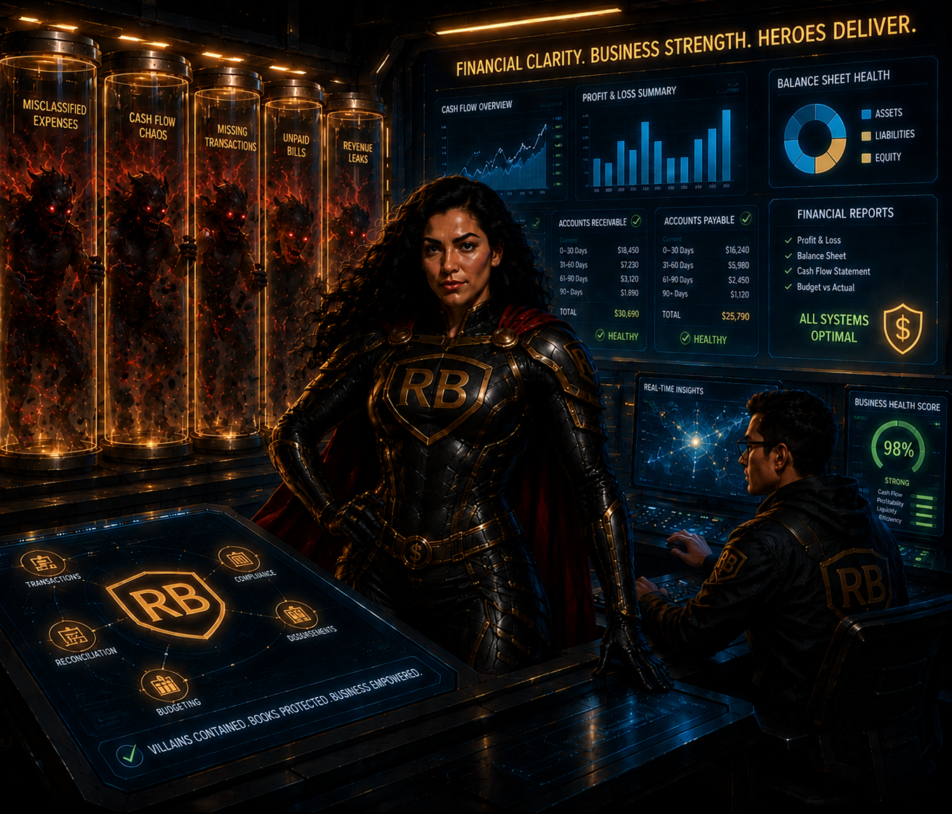 TOGETHER, WE CREATE NUMBERS THAT PUT VILLAINS AWAY FOR GOOD